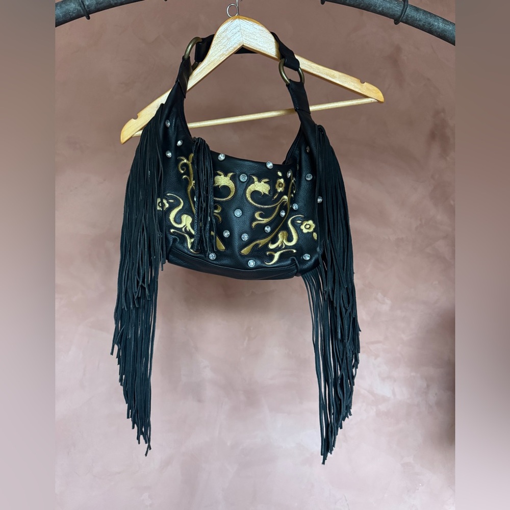 Carlos Falchi fringe bag